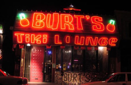Burt's at night