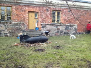 Just a casual torpedo in the front garden...