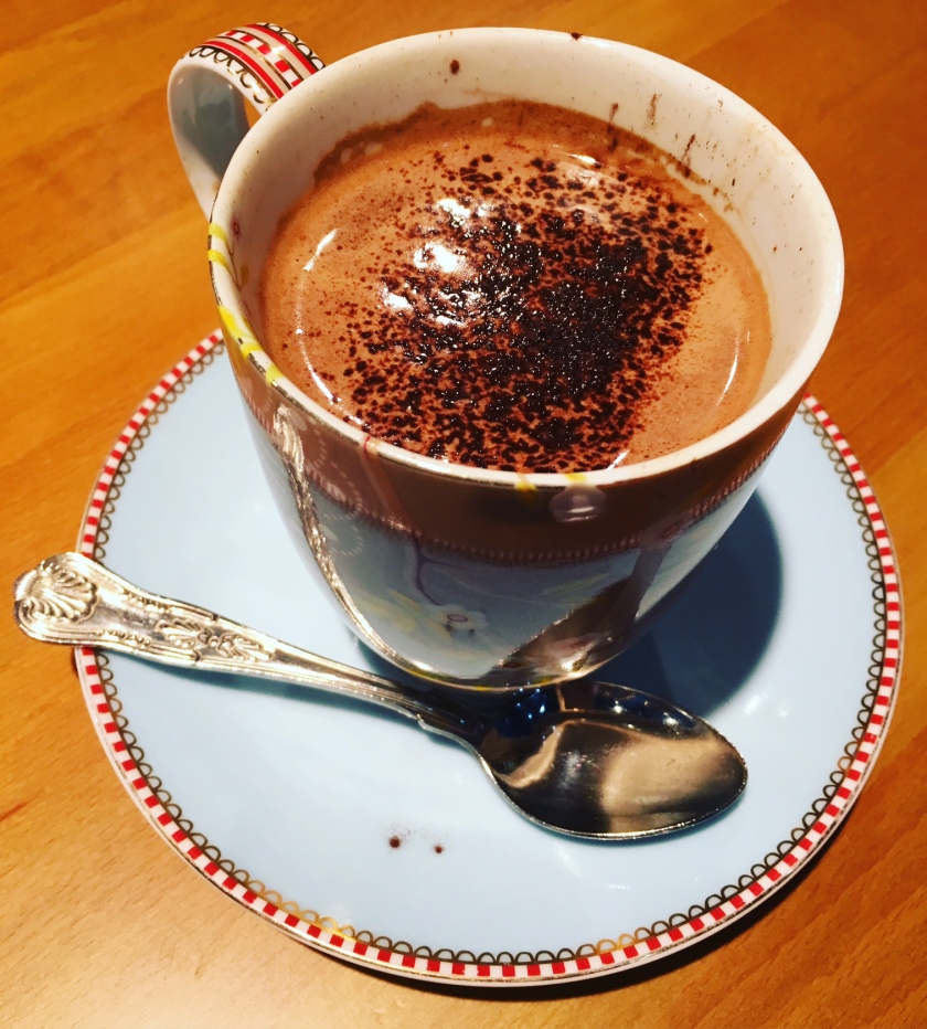 Prestat's signature chai hot chocolate